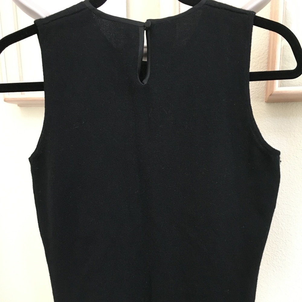 Inc Black Cashmere Tank Sz. Med. View 4